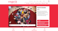Desktop Screenshot of espritscholen.nl